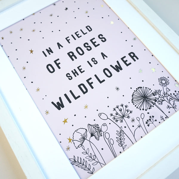 Girl Flower Art Print - Ant Design Gifts