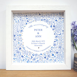 Personalised 45th Anniversary Frame - Ant Design Gifts