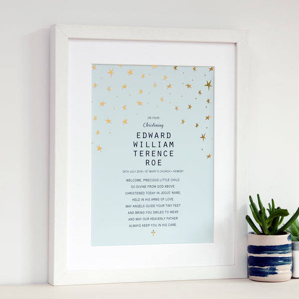 Personalised Christening Gift for Boy - Ant Design Gifts