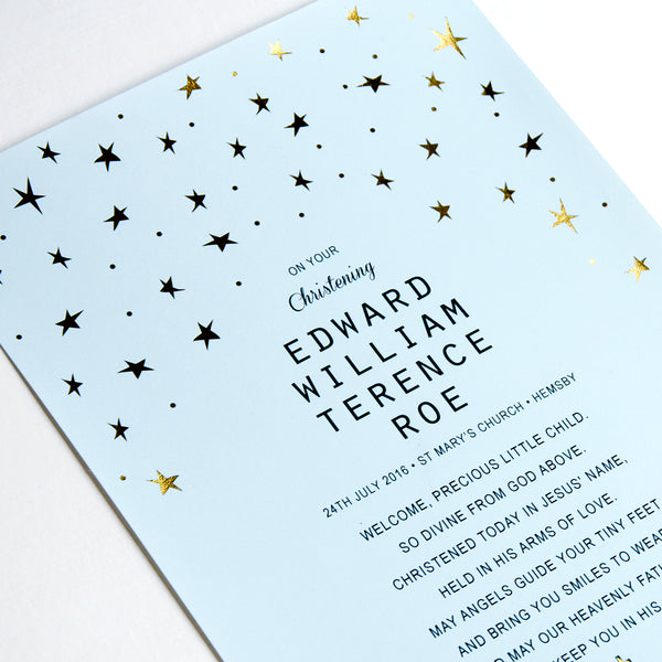 Personalised Christening Gift for Boy - Ant Design Gifts