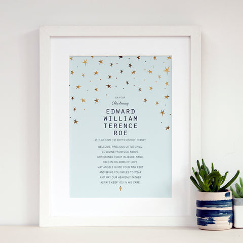 Personalised Christening Gift for Boy - Ant Design Gifts