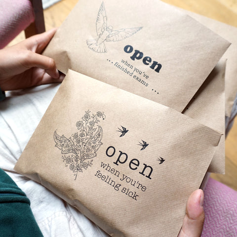 antdesigngifts.co.uk Open When envelopes as gift for university or college leavers