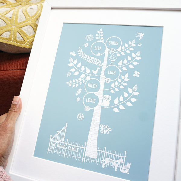 Personalised Family Tree Print - Ant Design Gifts