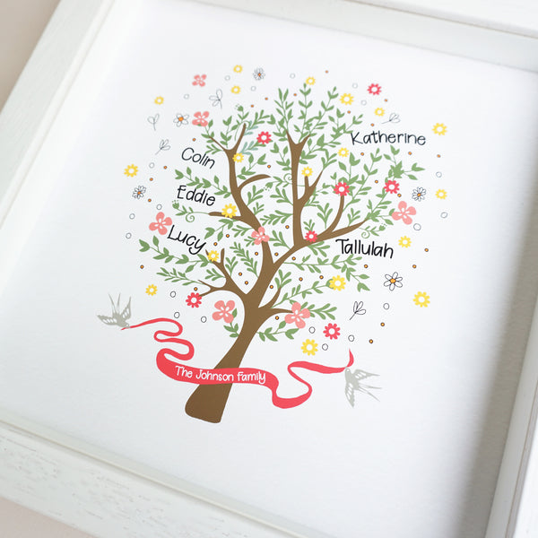 Personalised Family Tree Frame - Ant Design Gifts