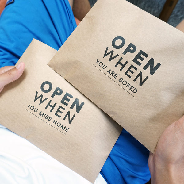 antdesigngifts.co.uk Open When envelopes as gift for university or college leavers