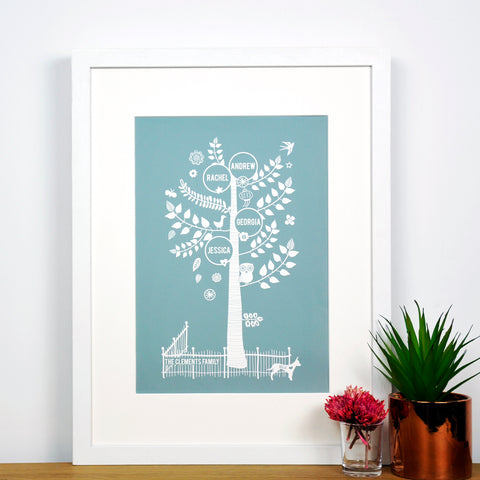 Personalised Family Tree Print - Ant Design Gifts